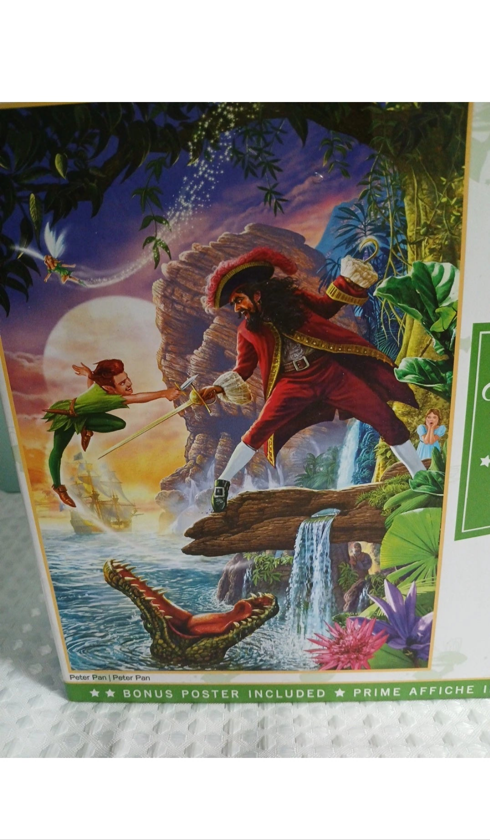 Cartoon character in a fantasy setting with a bonus poster included