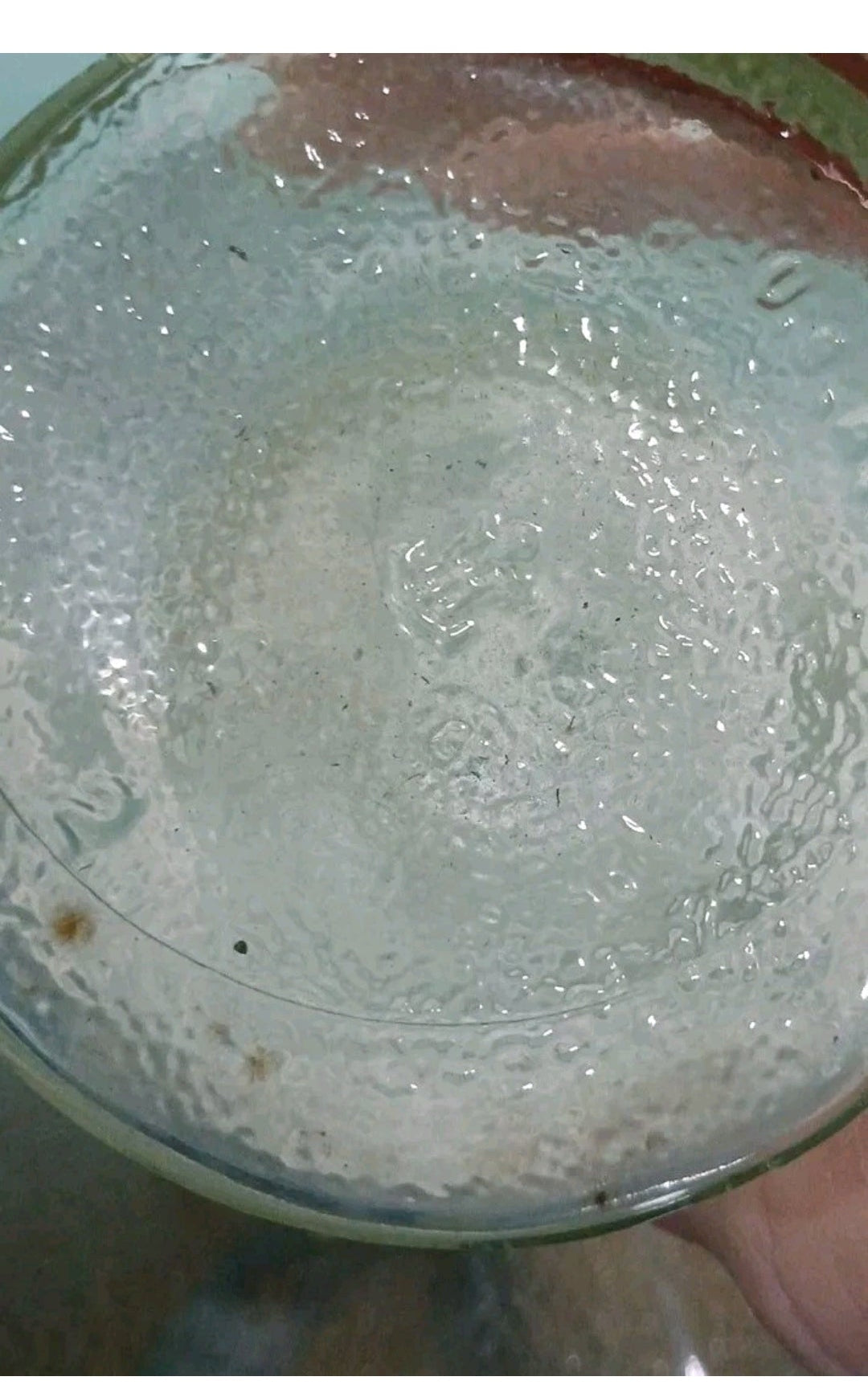 Close-up of a glass with water droplets on the surface